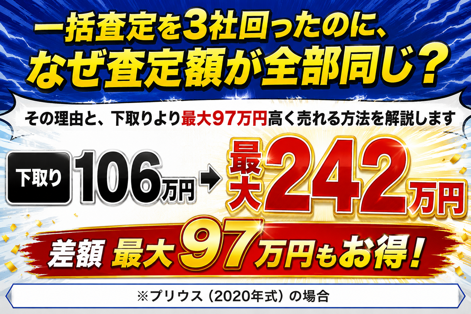 3社回ったのに全部同じ金額だった悩み
